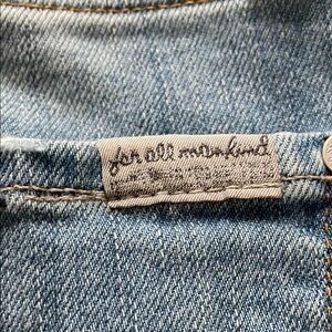 7 For All Mankind Blue Denim Jeans